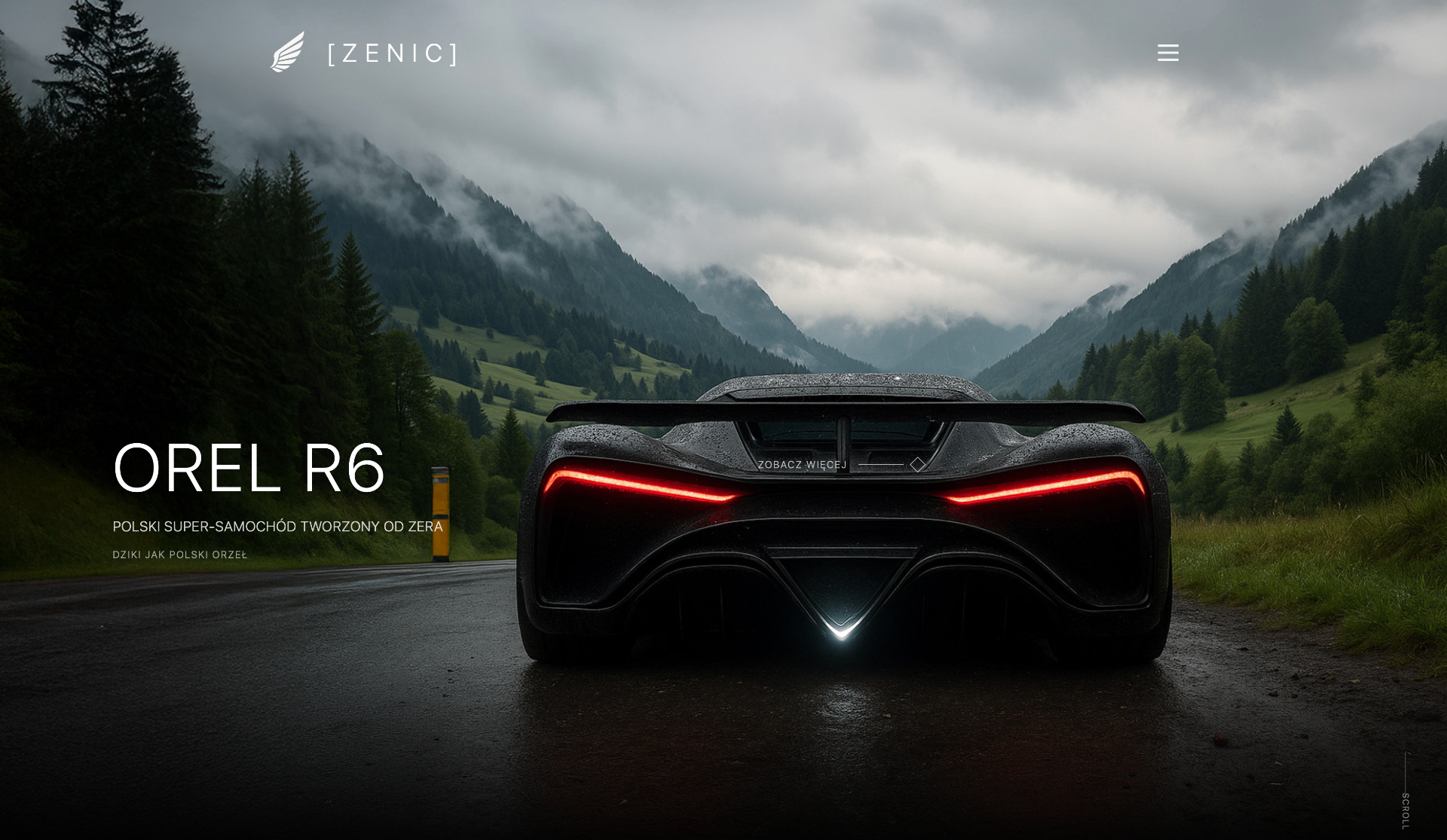 Zenic Motors - Landing Page Premium